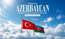 Ərdoğan Azərbaycanı Müstəqilliyin Bərpası Günü münasibətilə təbrik edib