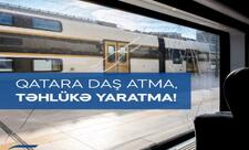 ADY qatarlarına daş atılması halları 38% azalıb