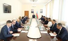 Teymur Musayev yeni nazir Anar Bayramovu Səhiyyə Nazirliyinin kollektivinə təqdim edib