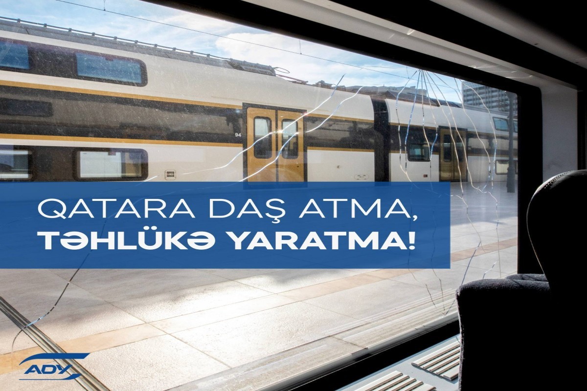 ADY qatarlarına daş atılması halları 38% azalıb