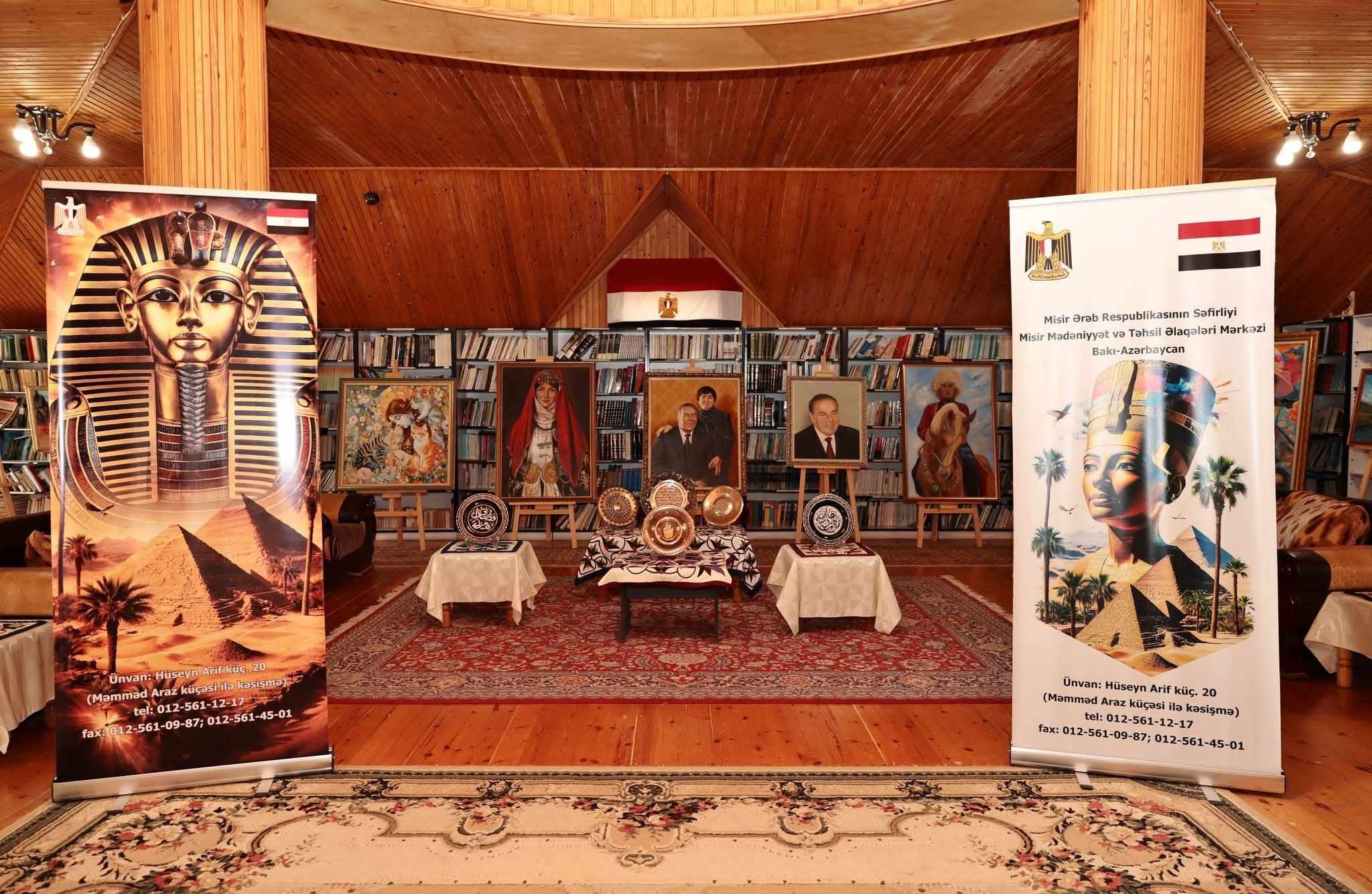 Misir Mədəniyyət Mərkəzində azərbaycanlı rəssamın sərgisi olub