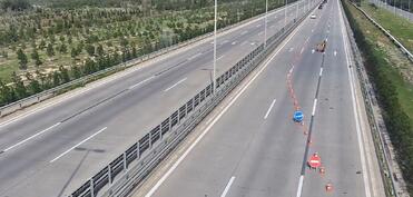 NİİM Zığ şosesində rənglənmə işləri ilə bağlı sürücülərə müraciət edib