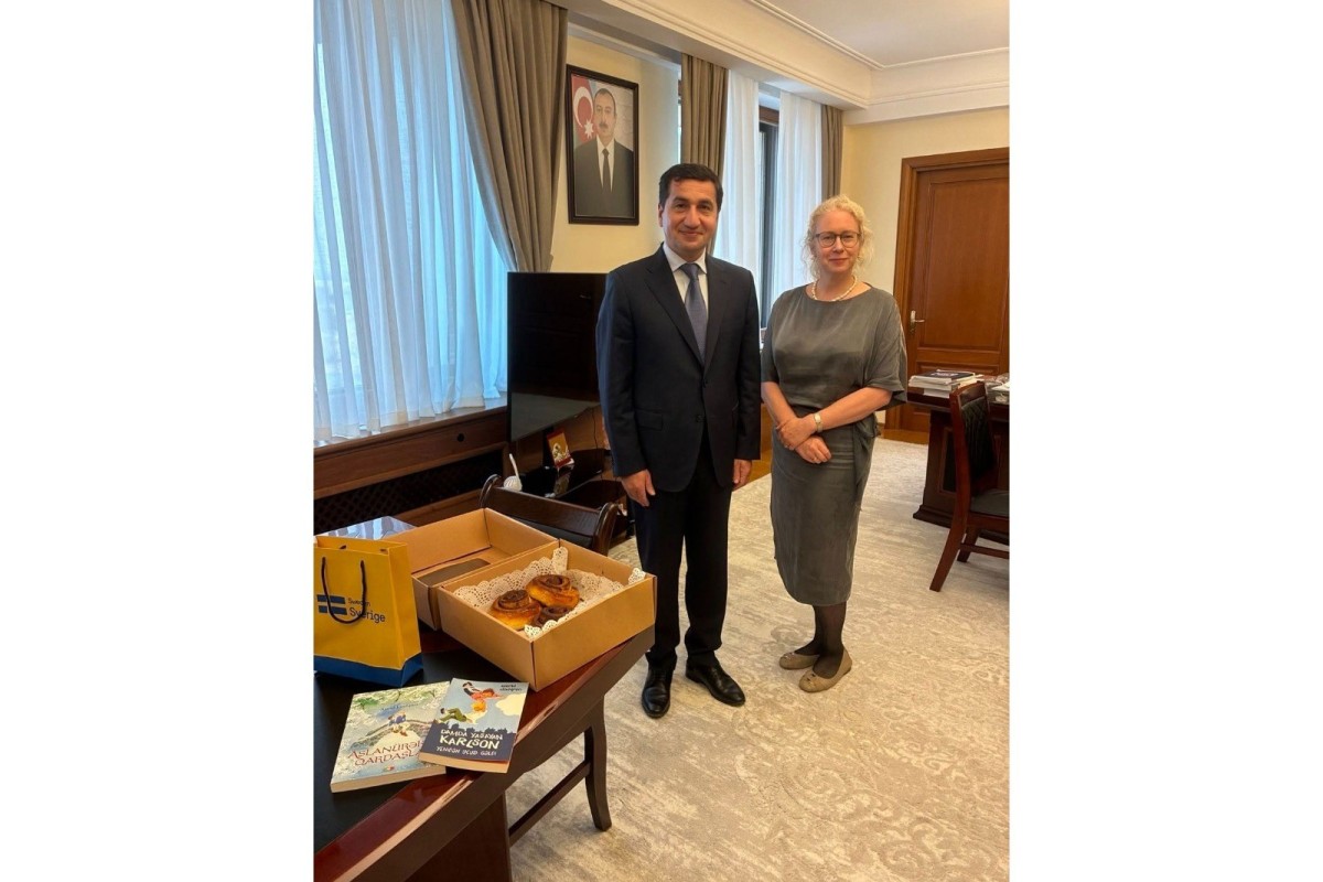 İsveç səfiri Hikmət Hacıyevlə görüşüb