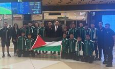Fələstinin səfiri ölkənin milli futbol komandasını qarşıladı