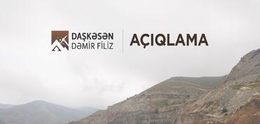 “AzerGold” Daşkəsənin Mollahəsənli kəndinin köçürülməsi ilə bağlı yayılan məlumatlara aydınlıq gətirib
