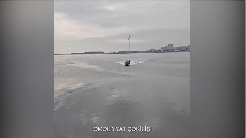 Bulvarda dənizdə batma təhlükəsində olan şəxs xilas edildi - VİDEO