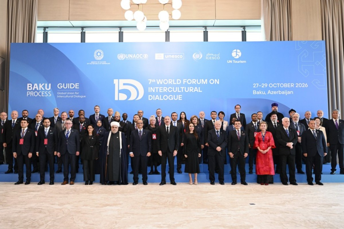 Prezident İlham Əliyev VII Ümumdünya Mədəniyyətlərarası Dialoq Forumunun açılışında çıxış edib - VİDEO - YENİLƏNİB
