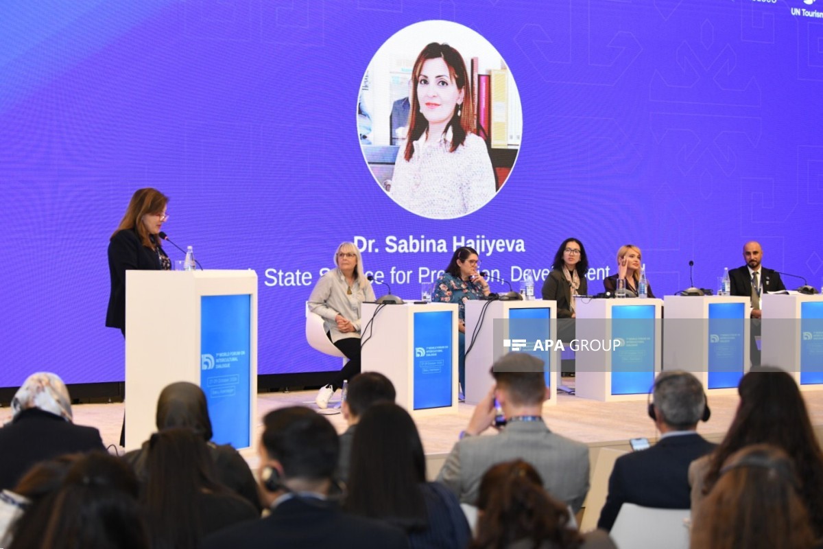 Səbinə Hacıyeva: Azərbaycan maddi və qeyri-maddi mədəni irsin qorunmasına xüsusi əhəmiyyət verir