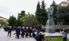 Bakıda Atatürkün heykəli ziyarət olunub
