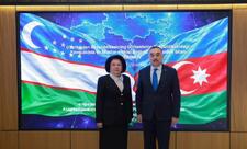 Rəşad Məmmədov Özbəkistan Ali Məhkəməsinin sədri ilə görüşdü
