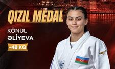 Könül Əliyeva BƏƏ keçirilən Böyük Dəbilqə turnirində qızıl medal qazanıb