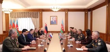 Azərbaycan müdafiə naziri Slovakiyanın nümayəndə heyətini qəbul etdi - FOTO