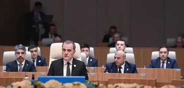 Ceyhun Bayramov TDT-nin Zirvə görüşündə Zəngəzur dəhlizinin reallaşdırılmasının əhəmiyyətindən danışdı