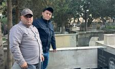 Qardaşlıq məsafə tanımır: Aybek Alanov mərhum Ruslan Quliyevin məzarını ziyarət edib