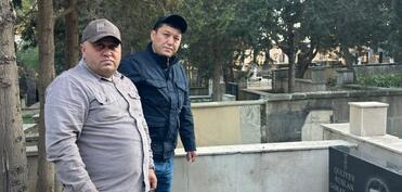 Qardaşlıq məsafə tanımır: Aybek Alanov mərhum Ruslan Quliyevin məzarını ziyarət edib